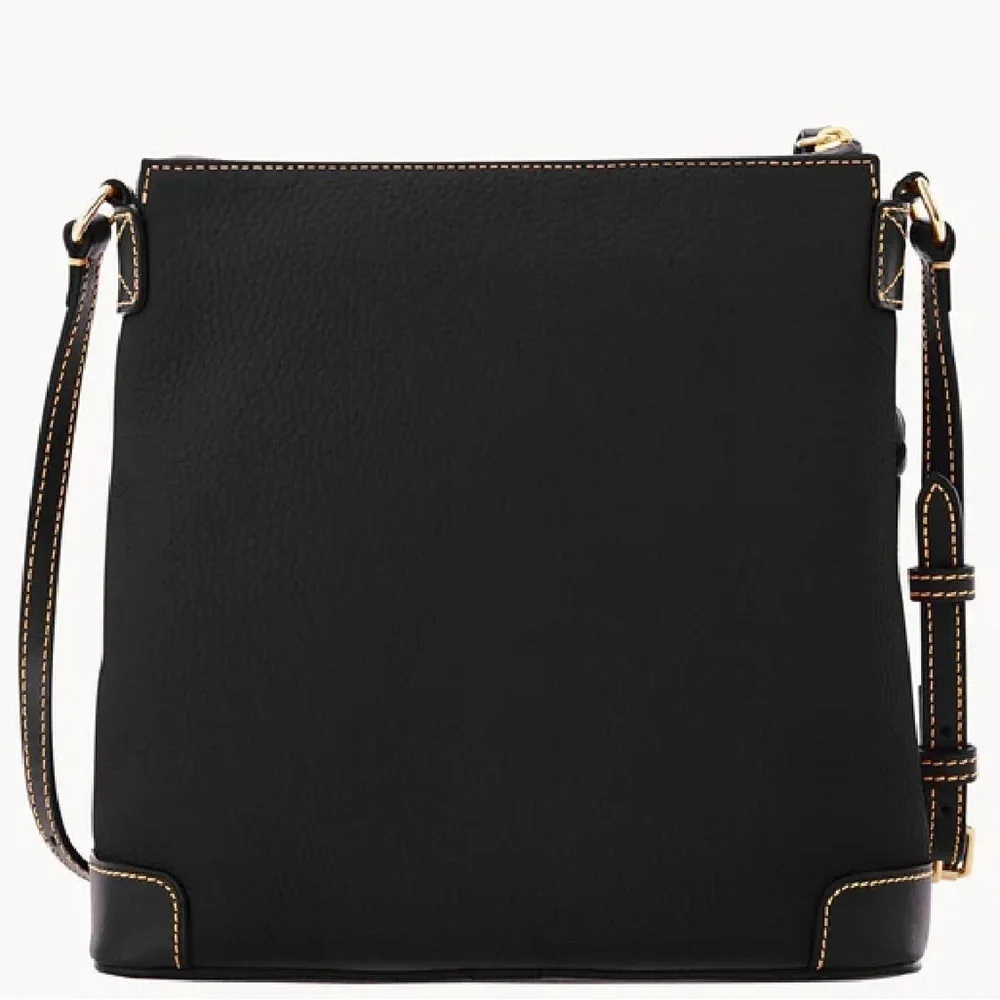 🖤 DOONEY & BOURKE Pebble Grain Leather Crossbody - Contrast Stitch